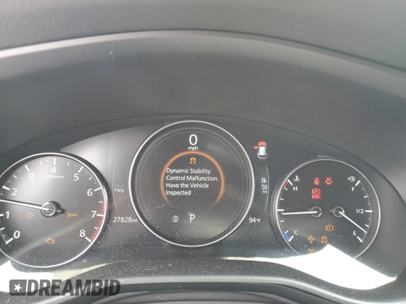 2024 Mazda CX-50 S Premium with VIN 7MMVABDM7RN187166, listed as a Copart auction lot 60670935 with 27,828 mi miles and Salvage title. Bid and sale history available at DreamBid. Image 9.