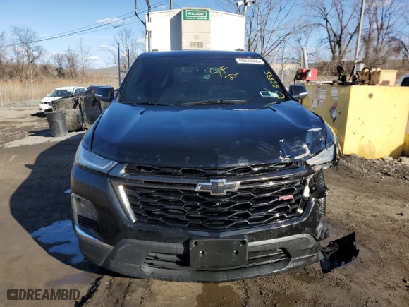 2022 Chevrolet Traverse RS with VIN 1GNEVJKW3NJ130281, listed as a Copart auction lot 46628905 with 33,335 mi miles and Salvage Title. Bid and sale history available at carsss.com. Image 5.
