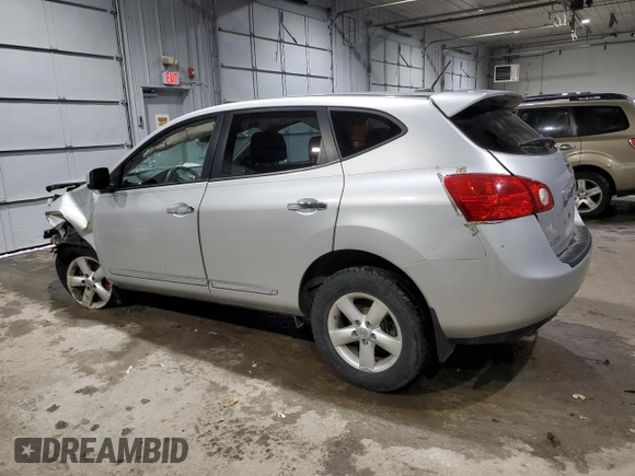 2013 Nissan Rogue S with VIN JN8AS5MV3DW622486, listed as a Copart auction lot 47287065 with 112,347 mi miles and Salvage Title. Bid and sale history available at DreamBid. Image 2.
