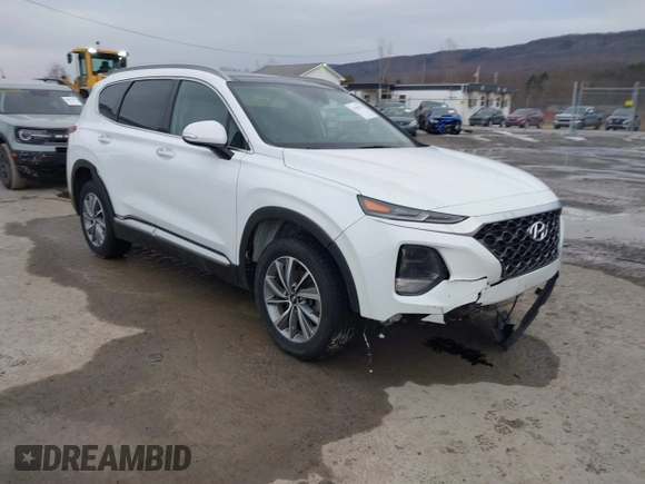 2019 Hyundai Santa Fe Limited with VIN 5NMS5CAD8KH048247, listed as a IAAI auction lot 41639121 with 66,627 mi miles. Bid and sale history available at carsss.com. Image 1.