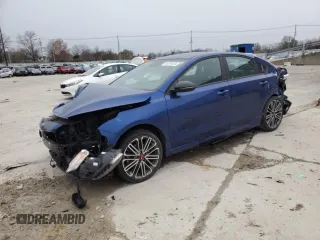 2021 Kia Forte GT with VIN 3KPF44AC6ME410507, listed as a Copart auction lot 84594494 with 63,401 mi miles and Salvage Title. Bid and sale history available at carsss.com. Image 1.