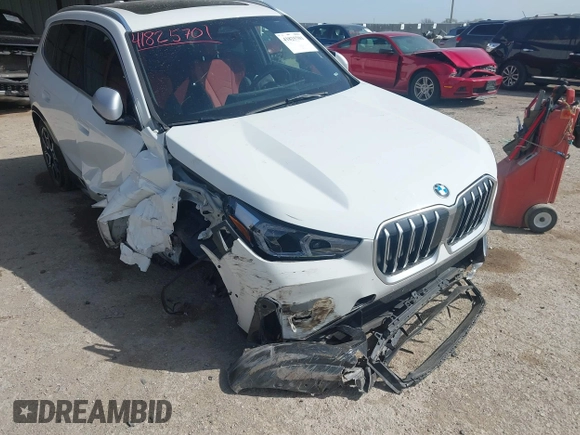 2023 BMW X1 xDrive28i with VIN WBX73EF07P5W32455, listed as a IAAI auction lot 41825701 with 12,453 mi miles and . Bid and sale history available at DreamBid. Image 6.