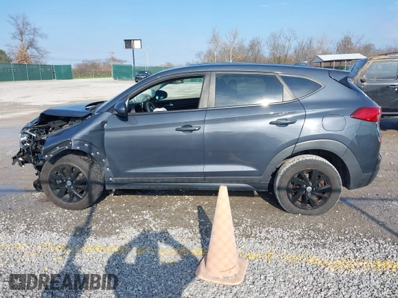 2019 Hyundai Tucson SE with VIN KM8J23A4XKU932814, listed as a IAAI auction lot 40968319 with 107,365 mi miles. Bid and sale history available at carsss.com. Image 14.