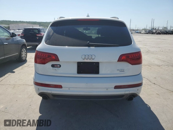 2014 Audi Q7 S line Prestige with VIN WA1DGAFE6ED017417, listed as a Copart auction lot 57048115 with 98,372 mi miles and Clean title. Bid and sale history available at DreamBid. Image 6.