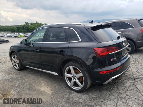 2021 Audi SQ5 Prestige с VIN WA1C4BFYXM2063895, выставлен на аукционе Copart как лот 62952085 с пробегом 49 369 миль миль и Списание • Salvage title. История ставок и продаж доступна на DreamBid. Изображение 2.