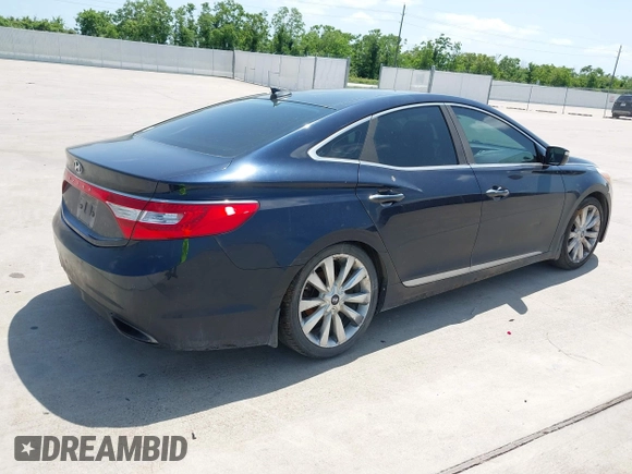 2013 Hyundai Azera with VIN KMHFH4JG8DA199154, listed as a IAAI auction lot 42214060 with 202,461 mi miles and . Bid and sale history available at carsss.com. Image 4.