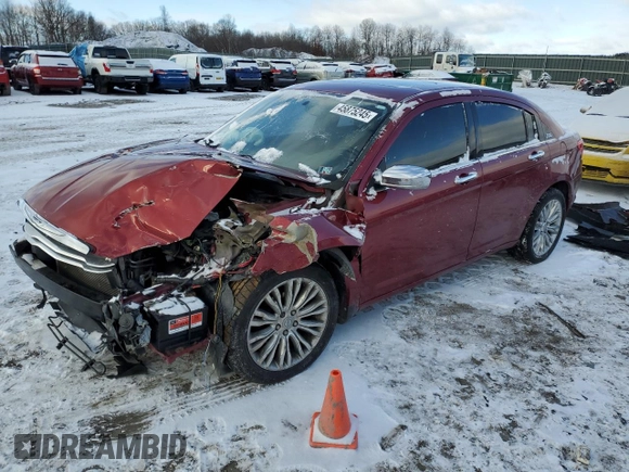 2012 Chrysler 200 Limited with VIN 1C3CCBCG2CN109225, listed as a Copart auction lot 45875245 with Not Provided miles and Salvage Title. Bid and sale history available at DreamBid. Image 1.
