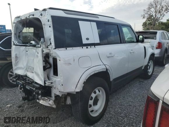 2023 Land Rover Defender S with VIN SALEJ7EX5P2110681, listed as a Copart auction lot 41668255 with 24,668 mi miles and Non repairable. Bid and sale history available at DreamBid. Image 3.