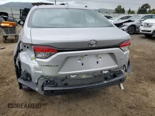 2025 Toyota Corolla LE with VIN 5YFB4MDE2SP266977, listed as a Copart auction lot 51248035 with 507 mi miles and Salvage Title. Bid and sale history available at carsss.com. Image 6.