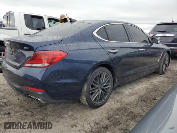 2019 Genesis G70 2.0T Advanced with VIN KMTG64LAXKU020441, listed as a Copart auction lot 75075854 with 49,106 mi miles and Non Repairable. Bid and sale history available at carsss.com. Image 3.