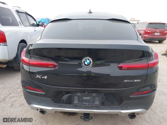 2019 BMW X4 xDrive30i with VIN 5UXUJ3C58KLG55968, listed as a IAAI auction lot 41286393 with 60,785 mi miles. Bid and sale history available at carsss.com. Image 16.