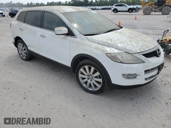 2008 Mazda CX-9 Sport with VIN JM3TB28A180155255, listed as a Copart auction lot 55943404 with 45,660 mi miles and Salvage Title. Bid and sale history available at DreamBid. Image 4.