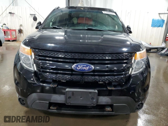 2015 Ford Utility Police Interceptor with VIN 1FM5K8AR6FGC52505, listed as a Copart auction lot 61448574 with 0 mi miles and Salvage Title. Bid and sale history available at carsss.com. Image 5.