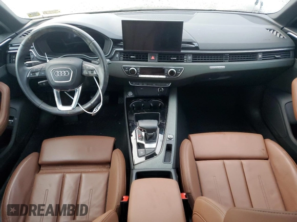 2021 Audi A4 S line Premium Plus with VIN WAUEAAF48MA027754, listed as a Copart auction lot 73360802 with 38,480 mi miles and . Bid and sale history available at DreamBid. Image 8.