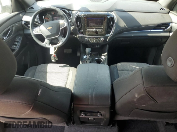 2023 Chevrolet Traverse LT Cloth with VIN 1GNERGKW9PJ127721, listed as a Copart auction lot 54885765 with 40,009 mi miles and Clean title. Bid and sale history available at DreamBid. Image 8.