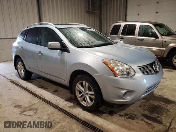 2012 Nissan Rogue S with VIN JN8AS5MV7CW362902, listed as a Copart auction lot 58706805 with 143,988 mi miles and Clean title. Bid and sale history available at DreamBid. Image 4.