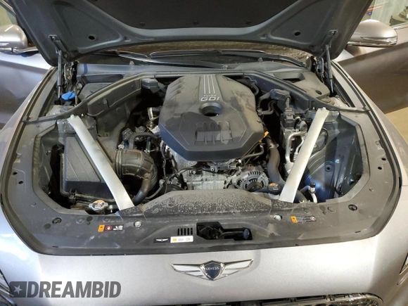 2023 Genesis G70 2.0T with VIN KMTG34TA5PU131513, listed as a Copart auction lot 87874815 with 28,793 mi miles and Clean Title. Bid and sale history available at DreamBid. Image 11.