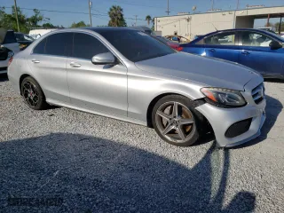 2015 Mercedes-Benz C-Class C 300 with VIN 55SWF4JB1FU085438, listed as a Copart auction lot 52720765 with 143,983 mi miles and Clean Title. Bid and sale history available at carsss.com. Image 4.