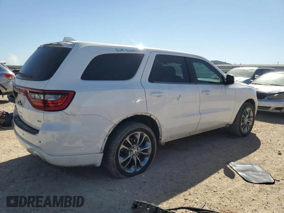2019 Dodge Durango GT Plus with VIN 1C4RDHDG1KC769125, listed as a Copart auction lot 48247185 with 116,265 mi miles and Salvage Title. Bid and sale history available at carsss.com. Image 3.