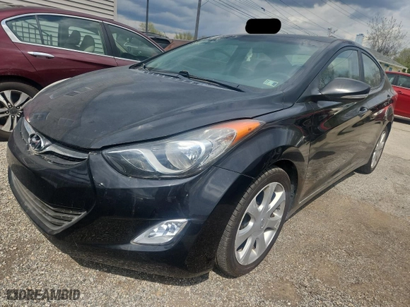 2012 Hyundai Elantra GLS PZEV with VIN 5NPDH4AE7CH110949, listed as a Copart auction lot 54098735 with 159,469 mi miles and Clean Title. Bid and sale history available at carsss.com. Image 2.