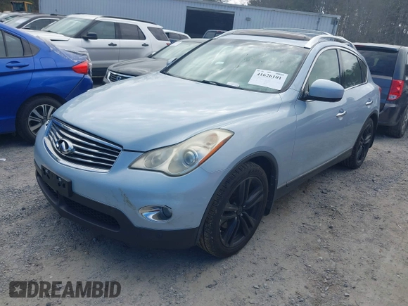 2011 Infiniti EX Journey with VIN JN1AJ0HP0BM800525, listed as a IAAI auction lot 41626101 with 107,039 mi miles. Bid and sale history available at carsss.com. Image 17.