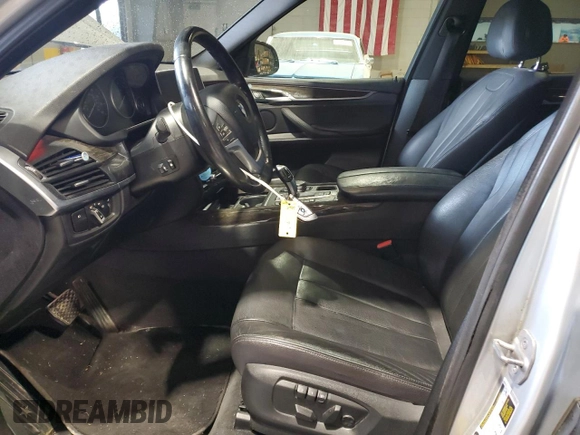 2017 BMW X5 xDrive35i with VIN 5UXKR0C59H0V65945, listed as a Copart auction lot 76082124 with 119,748 mi miles and Salvage Title. Bid and sale history available at carsss.com. Image 7.