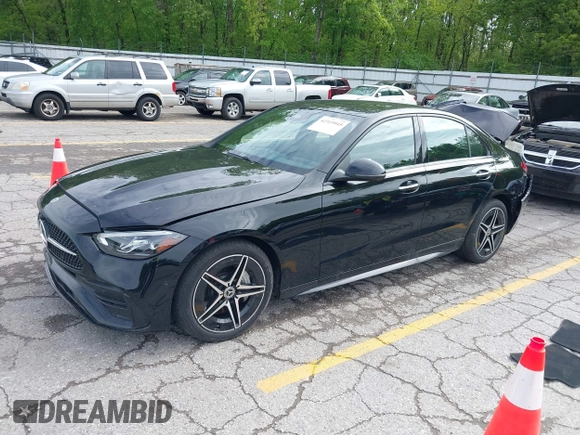 2024 Mercedes-Benz C 300 with VIN W1KAF4HB3RR212857, listed as a IAAI auction lot 42319945 with 5,652 mi miles and . Bid and sale history available at DreamBid. Image 17.