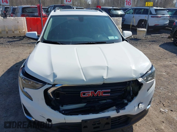 2018 GMC Terrain SLE z VIN 3GKALTEV7JL157776, wystawiony jako IAAI lot #42102081 z przebiegiem 162 712 mil mil oraz . Historia ofert i sprzedaży dostępna na DreamBid. Obrazek 12.