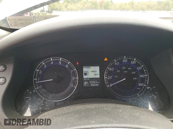 2016 Infiniti QX50 with VIN JN1BJ0RR0GM264199, listed as a Copart auction lot 71920204 with 93,493 mi miles and Salvage Title. Bid and sale history available at carsss.com. Image 9.
