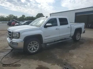 2017 GMC Sierra 1500 SLT with VIN 3GTU2NEC8HG170609, listed as a Copart auction lot 52048405 with 162,154 mi miles and Salvage Title. Bid and sale history available at carsss.com. Image 1.