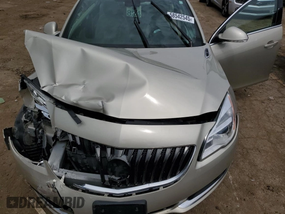 2016 Buick Regal z VIN 2G4GK5EX5G9132131, wystawiony jako Copart lot #58542545 z przebiegiem 111 717 mil mil oraz Czysty tytuł • Clean title. Historia ofert i sprzedaży dostępna na DreamBid. Obrazek 11.