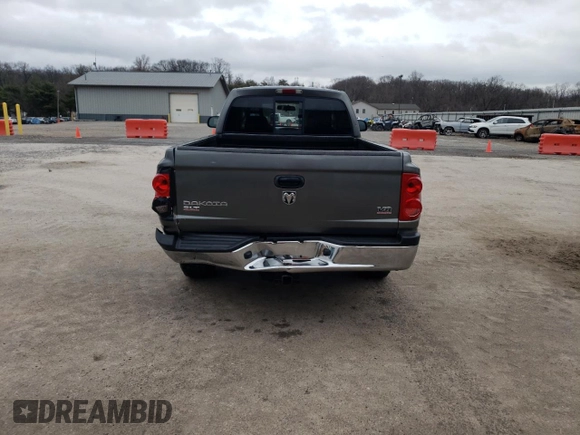 2005 Dodge Dakota SLT with VIN 1D7HW42N95S260559, listed as a Copart auction lot 47624215 with 114,398 mi miles and Salvage Title. Bid and sale history available at DreamBid. Image 6.