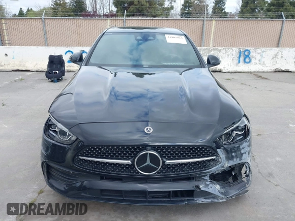 2022 Mercedes-Benz C 300 with VIN W1KAF4GBXNR037485, listed as a IAAI auction lot 41901915 with 36,504 mi miles and . Bid and sale history available at DreamBid. Image 12.
