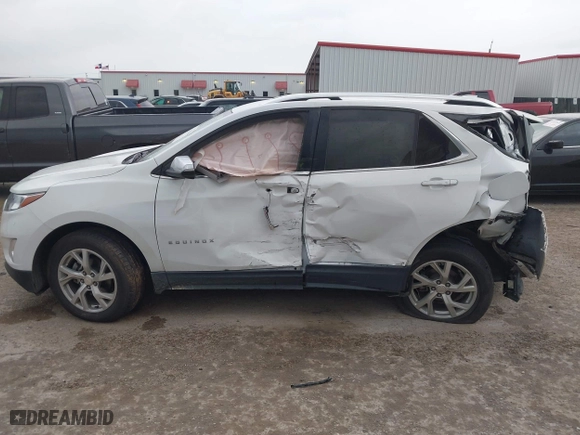 2018 Chevrolet Equinox Premier with VIN 3GNAXVEV9JL157359, listed as a IAAI auction lot 41937288 with 91,434 mi miles. Bid and sale history available at carsss.com. Image 14.