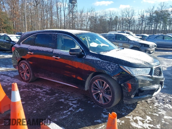 2017 Acura MDX w/Technology Pkg with VIN 5FRYD4H57HB006808, listed as a IAAI auction lot 41350211 with 164,719 mi miles. Bid and sale history available at carsss.com. Image 13.