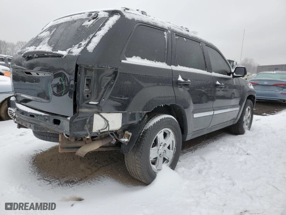 2007 Jeep Grand Cherokee Limited with VIN 1J8HR58N77C643999, listed as a Copart auction lot 43902995 with 156,840 mi miles and Salvage Title. Bid and sale history available at carsss.com. Image 3.
