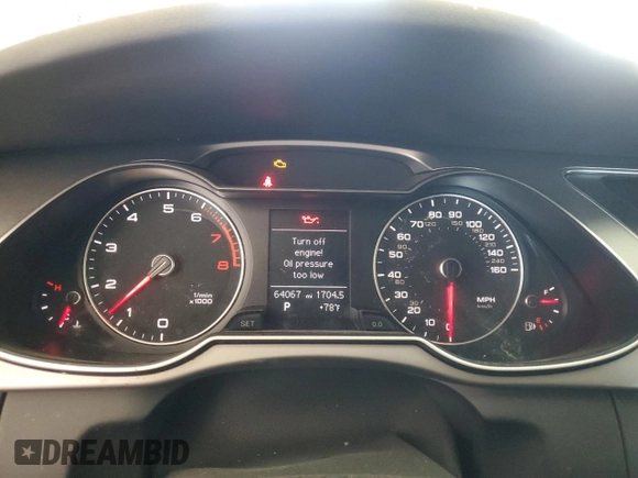 2014 Audi A4 Premium Plus z VIN WAUFFAFL0EN035855, wystawiony jako Copart lot #58722385 z przebiegiem 64 067 mil mil oraz Szkoda całkowita • Salvage title. Historia ofert i sprzedaży dostępna na DreamBid. Obrazek 9.