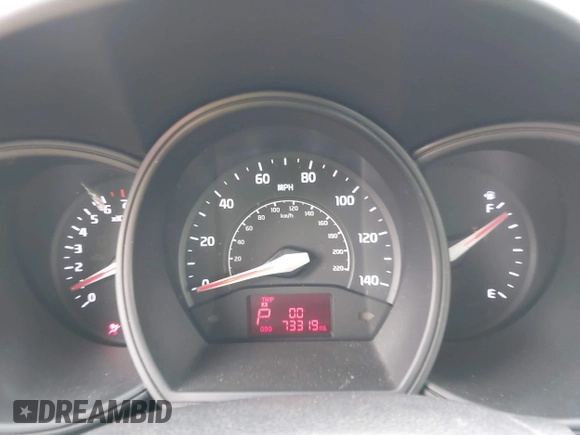 2013 Kia Rio LX with VIN KNADM4A30D6157890, listed as a IAAI auction lot 42066146 with 73,319 mi miles and . Bid and sale history available at DreamBid. Image 7.