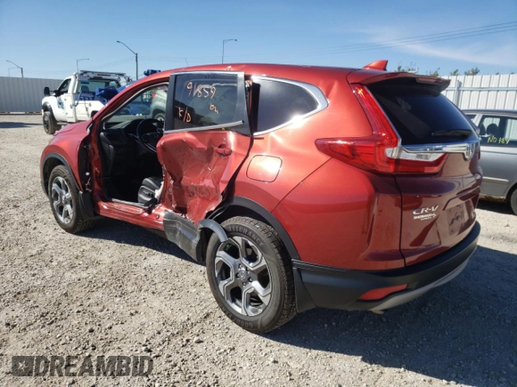 2018 Honda CR-V EX-L with VIN 2HKRW2H89JH110352, listed as a Copart auction lot 60440952 with 91,859 mi miles. Bid and sale history available at carsss.com. Image 3.