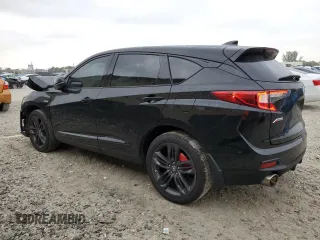 2019 Acura RDX w/A-Spec Pkg with VIN 5J8TC1H61KL009831, listed as a Copart auction lot 89263855 with 76,524 mi miles and Non repairable. Bid and sale history available at DreamBid. Image 2.