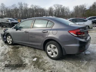 2014 Honda Civic Sedan LX with VIN 19XFB2F5XEE033640, listed as a Copart auction lot 87675445 with 120,130 mi miles and Clean Title. Bid and sale history available at carsss.com. Image 2.