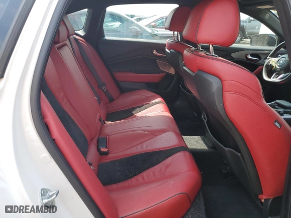 2021 Acura TLX w/A-Spec Package with VIN 19UUB6F56MA004685, listed as a Copart auction lot 48847855 with 51,789 mi miles and Salvage Title. Bid and sale history available at carsss.com. Image 10.