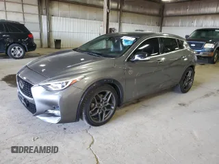2017 Infiniti QX30 Premium with VIN SJKCH5CP9HA019936, listed as a Copart auction lot 58857575 with 91,591 mi miles and Salvage title. Bid and sale history available at DreamBid. Image 1.