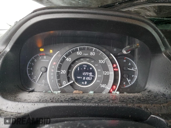 2013 Honda CR-V LX with VIN 5J6RM3H37DL033099, listed as a Copart auction lot 52578235 with 122,548 mi miles and Salvage Title. Bid and sale history available at carsss.com. Image 9.