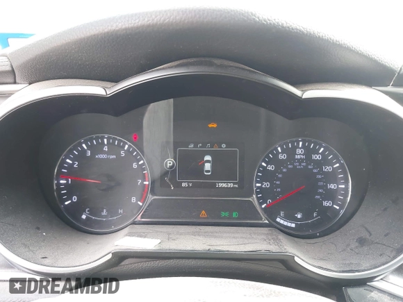 2015 Kia Optima SX Turbo with VIN 5XXGR4A6XFG403568, listed as a IAAI auction lot 42200293 with 199,639 mi miles and . Bid and sale history available at DreamBid. Image 7.