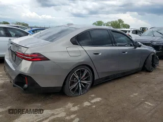 2024 BMW 5 Series 530i xDrive with VIN WBA53FJ02RCR14127, listed as a Copart auction lot 52926874 with 0 mi miles and Salvage Title. Bid and sale history available at carsss.com. Image 3.