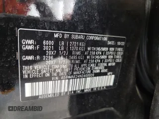 2022 Subaru Ascent Limited with VIN 4S4WMAKD4N3468920, listed as a Copart auction lot 62883335 with 83,090 mi miles and Clean title. Bid and sale history available at DreamBid. Image 13.