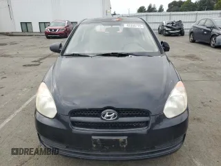 2007 Hyundai Accent GS with VIN KMHCM36C47U039595, listed as a Copart auction lot 43399775 with 107,882 mi miles and Salvage title. Bid and sale history available at DreamBid. Image 5.