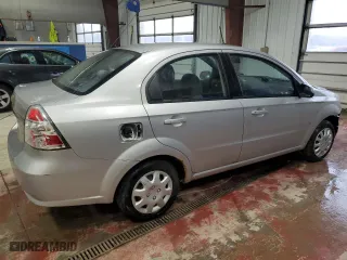 2009 Chevrolet Aveo LS with VIN KL1TD56E79B317607, listed as a Copart auction lot 84803254 with 84,242 mi miles and Salvage Title. Bid and sale history available at carsss.com. Image 3.