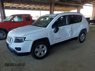 2015 Jeep Compass Sport with VIN 1C4NJCBA7FD190925, listed as a Copart auction lot 49669085 with 164,616 mi miles and Salvage Title. Bid and sale history available at carsss.com. Image 1.